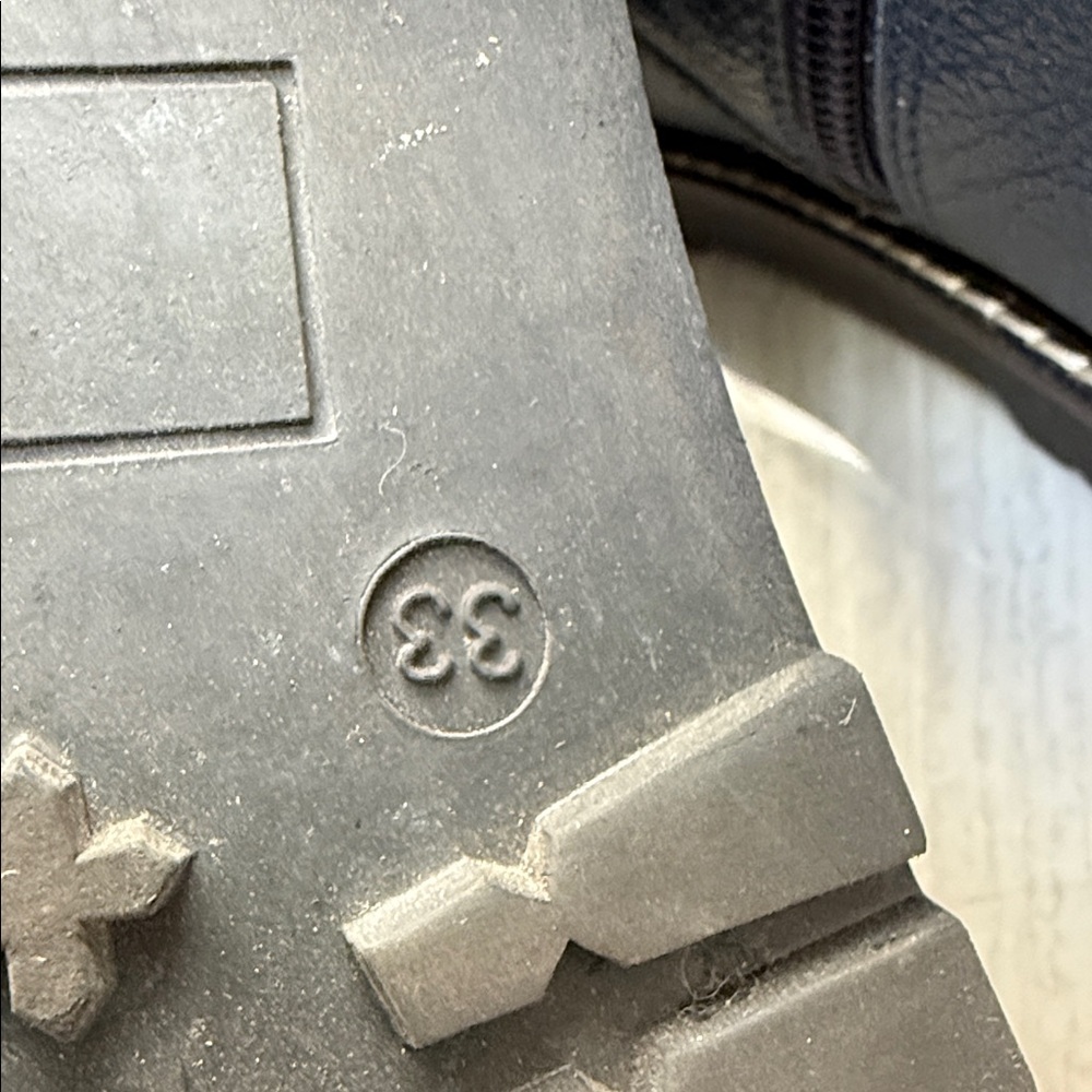 Mini Boden Navy Leather Chelsea Boots - Picture 3 of 7